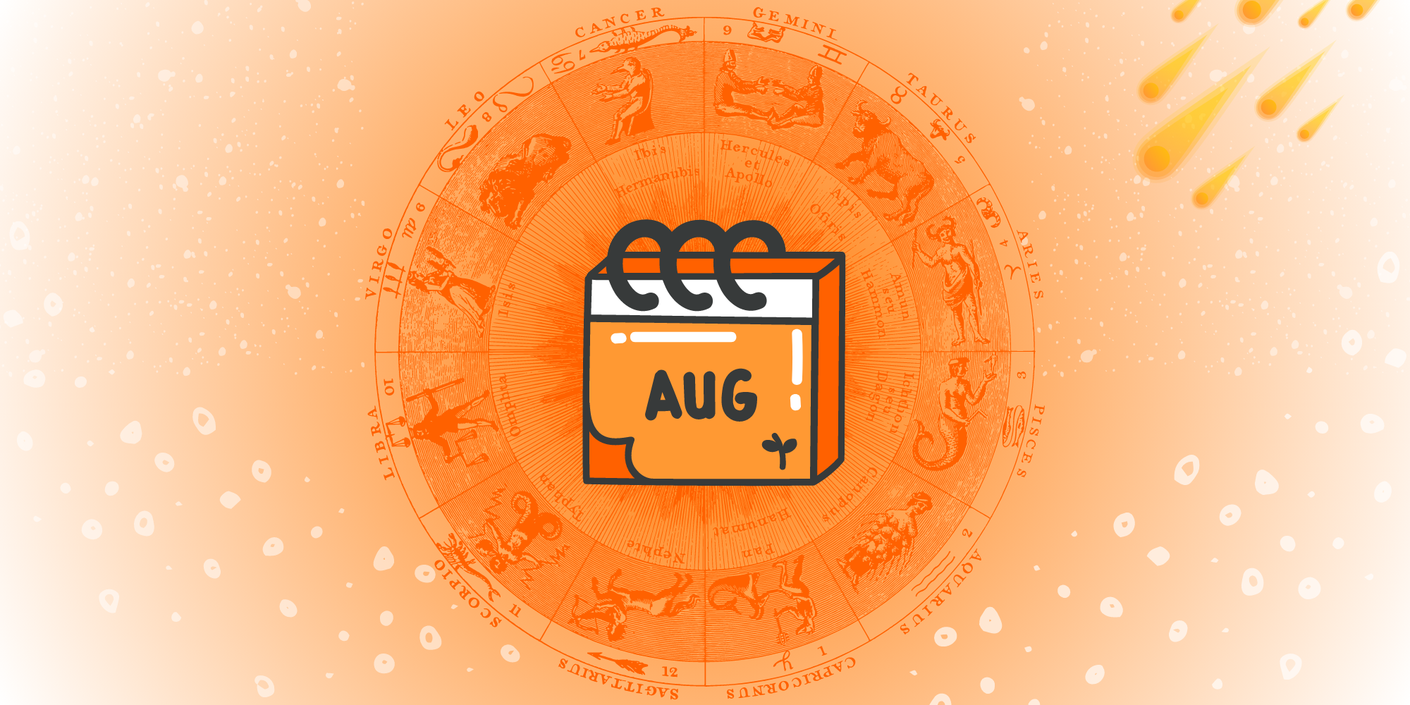 august image, august calendar